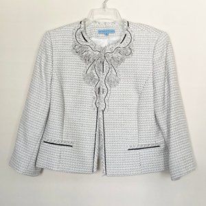 NWOT Antonio Melani White Cropped Jacket 14